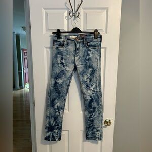 Anthropologie/Pilcro Skinny Boyfriend Tye Dye Jeans